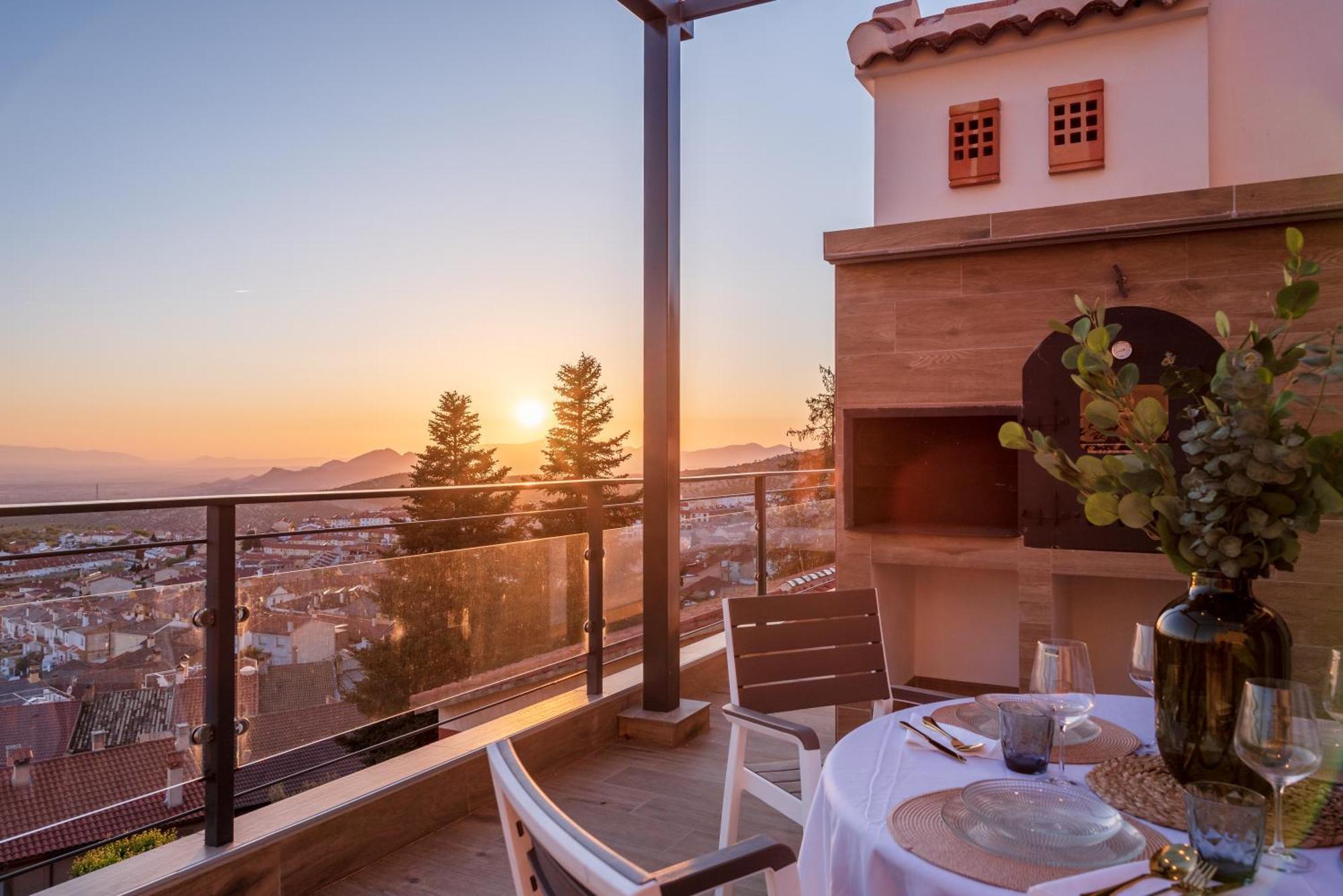 הוילה Alfacar Casa Penalisa Con Jacuzzi, Barbacoa, Chimenea Y Vistas Panoramicas A Granada מראה חיצוני תמונה