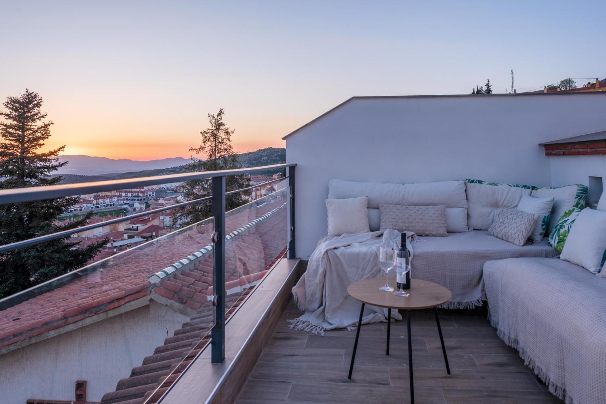 הוילה Alfacar Casa Penalisa Con Jacuzzi, Barbacoa, Chimenea Y Vistas Panoramicas A Granada מראה חיצוני תמונה